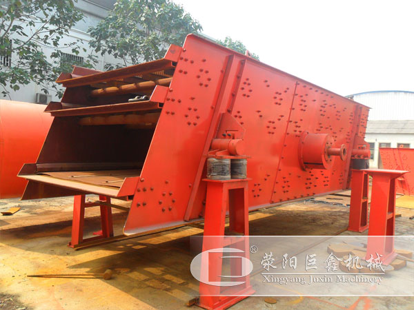 100噸機制砂生產線圓振篩圖片