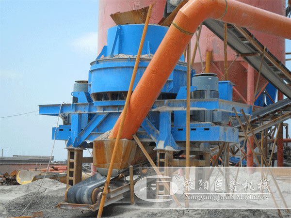 沖擊式制砂機客戶現場