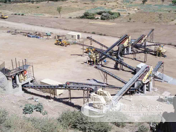 花崗巖破碎篩分生產線